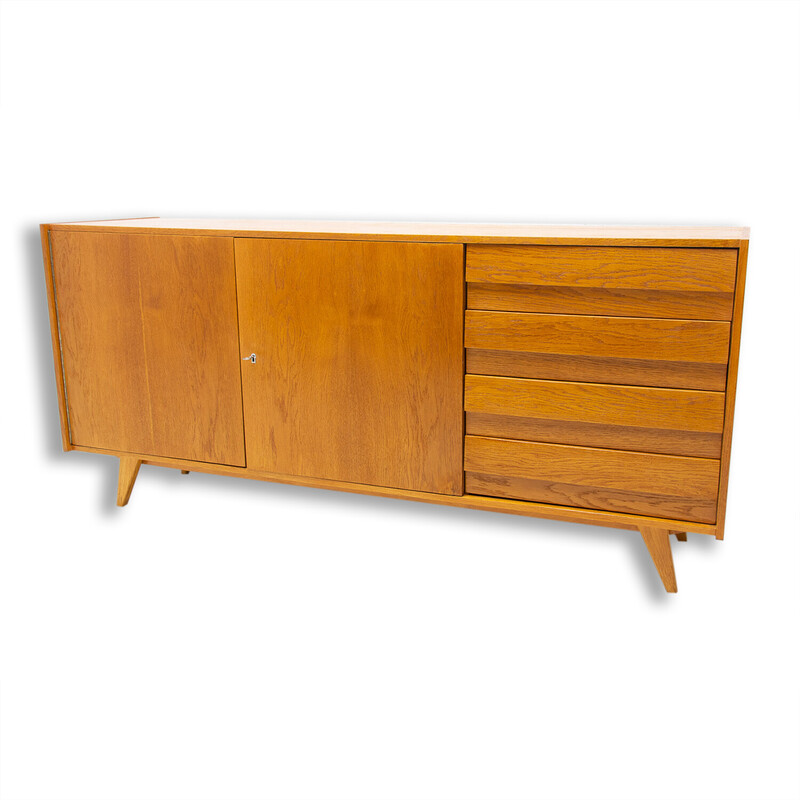 Mid century chest of drawers U-458 by Jiri Jiroutek for Interier Praha, Czechoslovakia 1960s