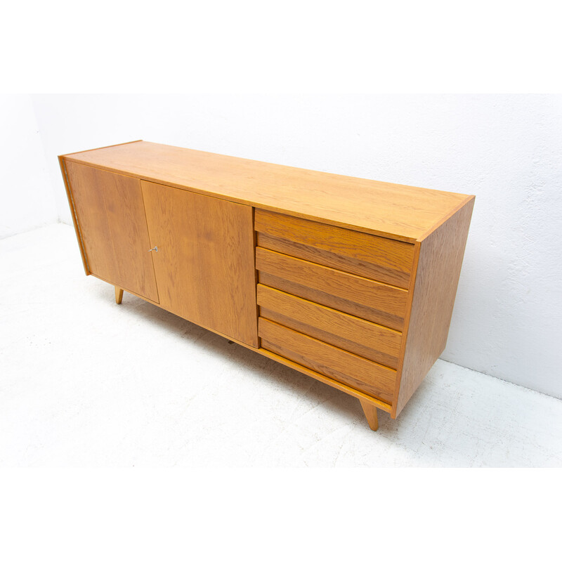 Mid century ladekast U-458 van Jiri Jiroutek voor Interier Praha, Tsjecho-Slowakije 1960