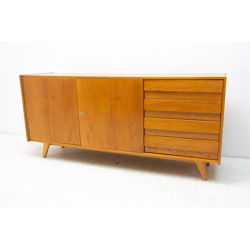 Mid century chest of drawers U-458 by Jiri Jiroutek for Interier Praha, Czechoslovakia 1960s