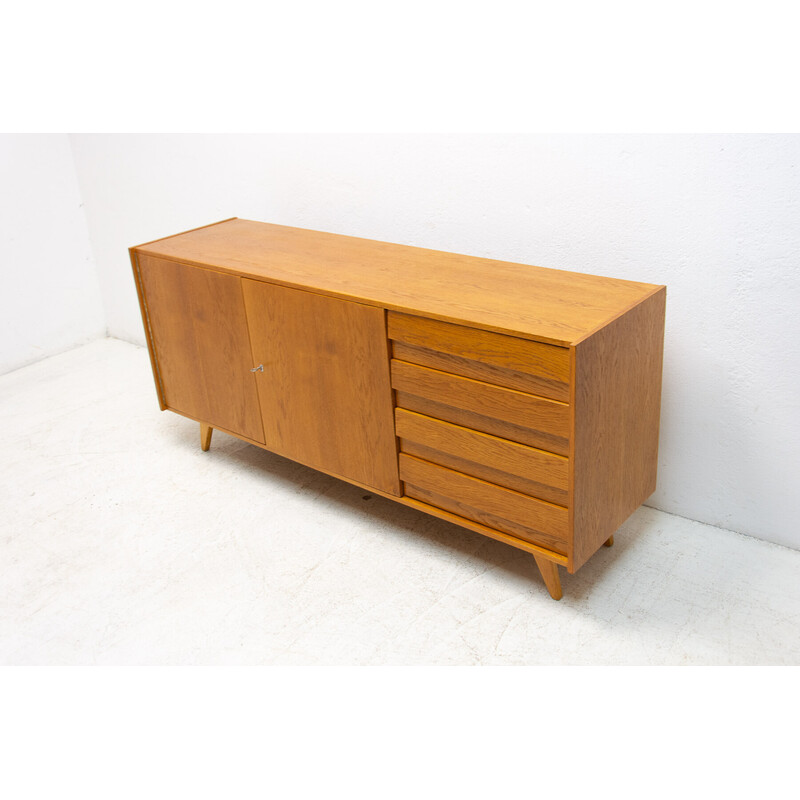 Mid century chest of drawers U-458 by Jiri Jiroutek for Interier Praha, Czechoslovakia 1960s