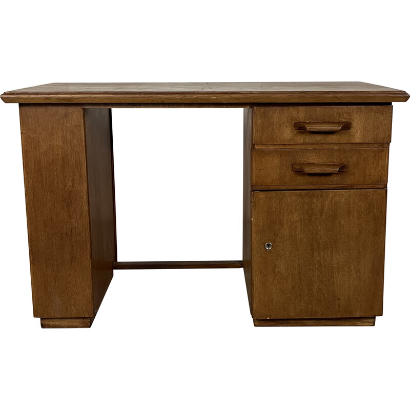 Vintage wood desk, 1930s