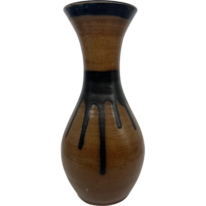 vase vintage en grés,