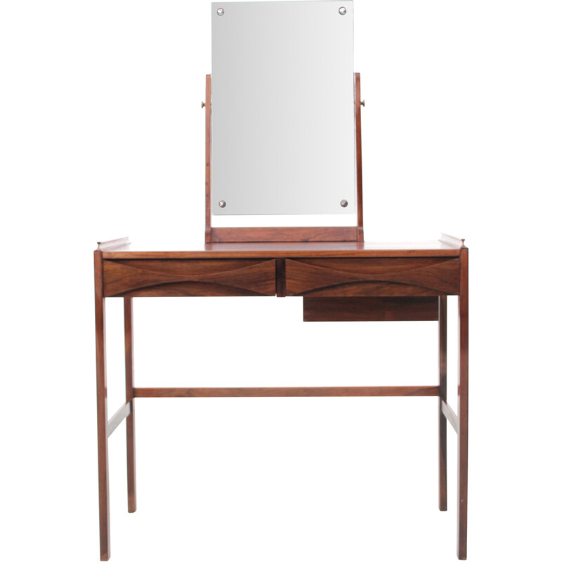 Vintage Scandinavian dressing table in Rio rosewood by Arne Vodder for Nc Møbler