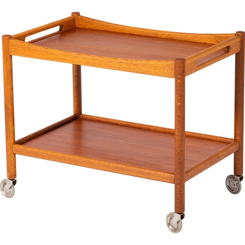 Vintage bar trolley van Hans J. Wegner voor Andreas Tuck, Denemarken 1950