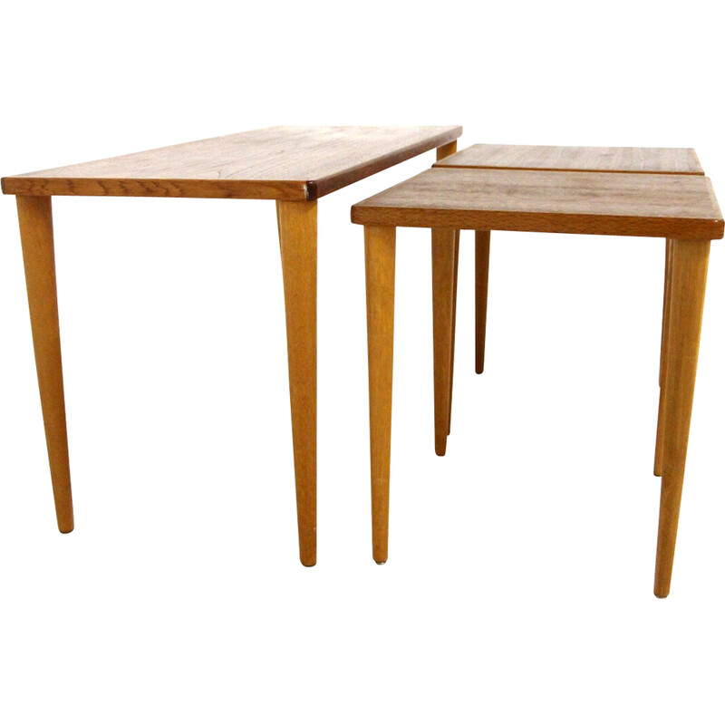 Vintage "Cubus" nesting coffee tables by Yngve Ekström, Sweden 1960