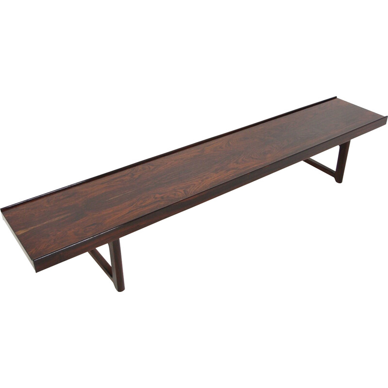 Vintage minimalist rosewood coffee table "Krobo" by Torbjørn Afdal, Norway 1960