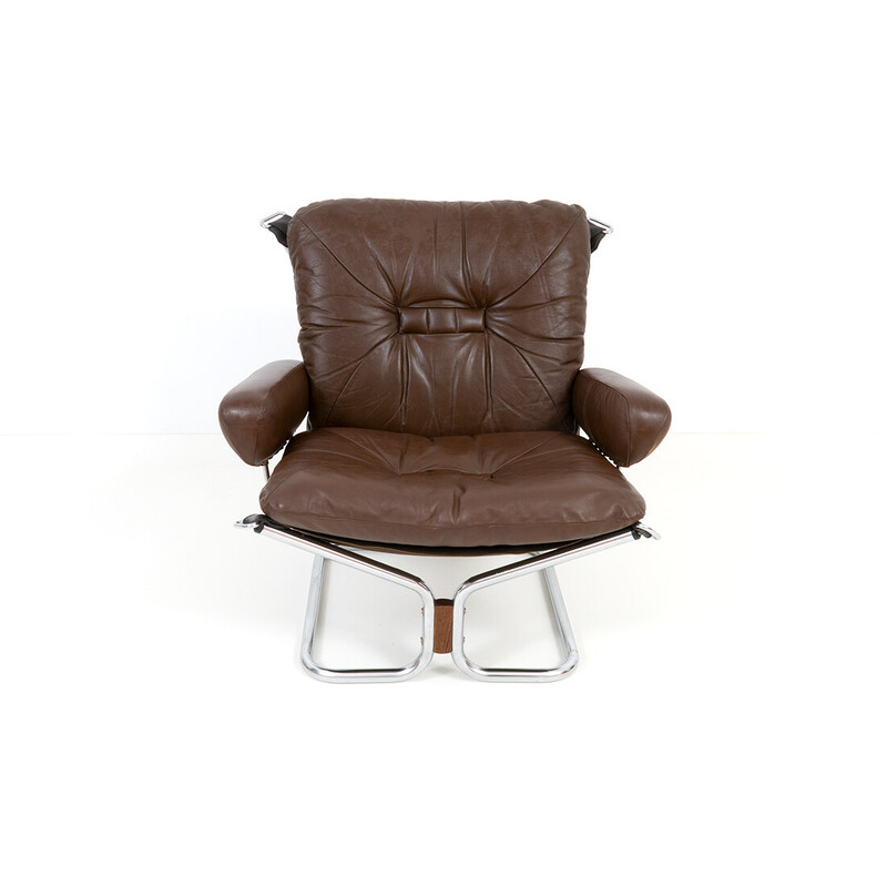 Vintage Wing armchair by Harald Relling for Westnofa, 1960s