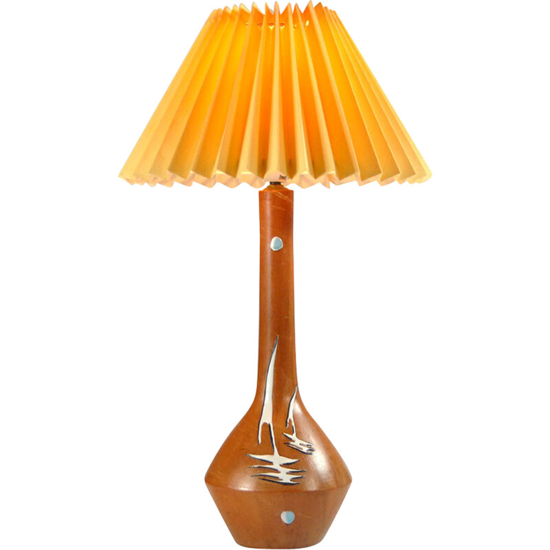 Vintage metal table lamp by Kullman, Germany 1980s