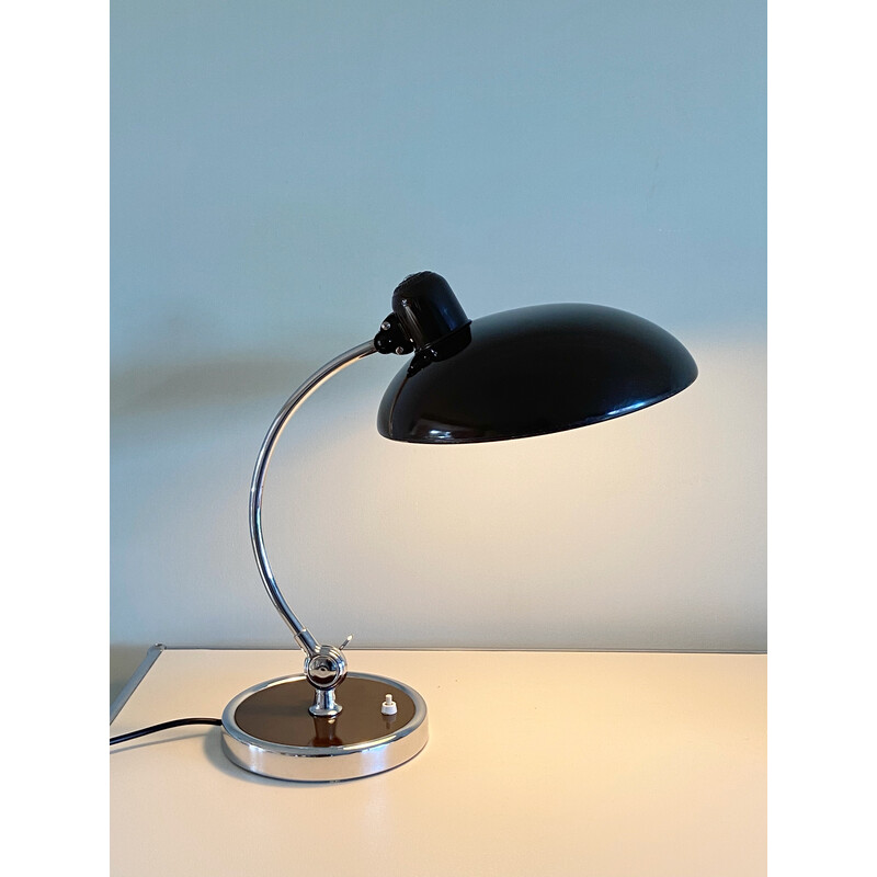 Lampe de table vintage marron 6631 par Christian Dell pour Kaiser Idell, Allemagne