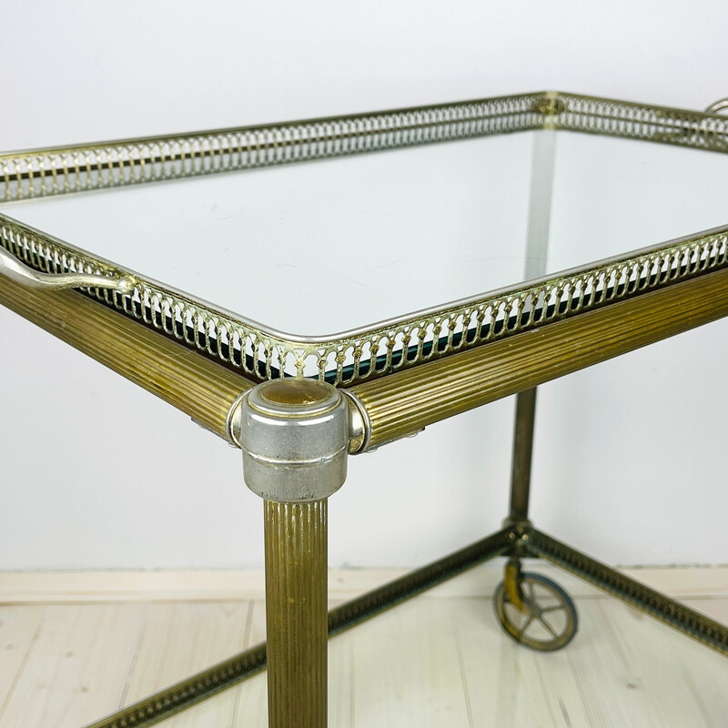 Vintage serving bar trolley, Italy 1950s