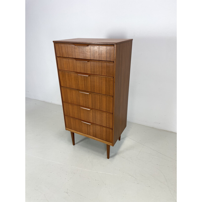 Vintage teakhouten ladekast van Frank Guille voor Austinsuite