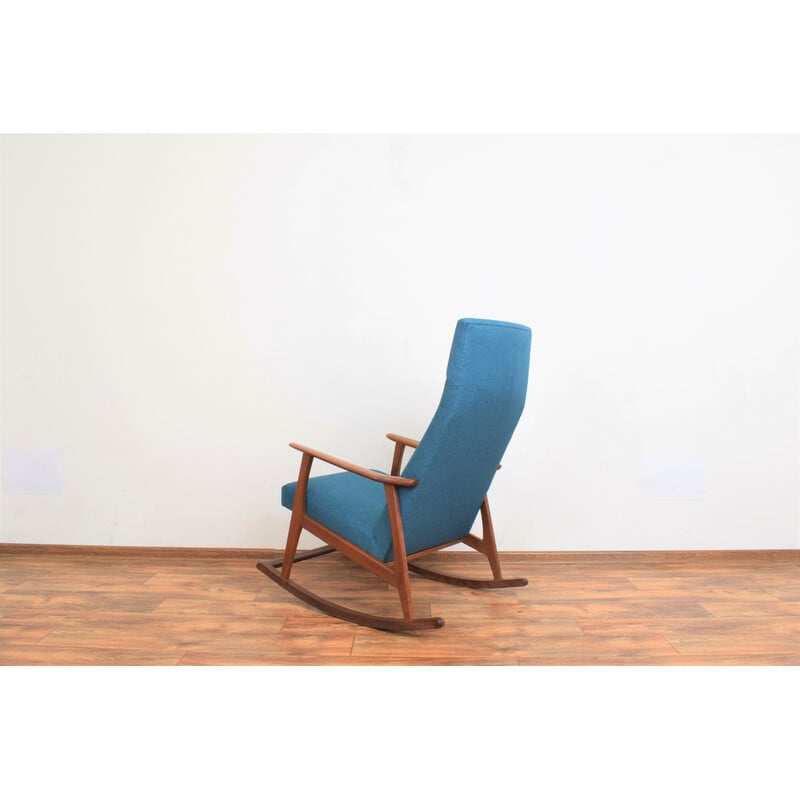 Mid-century Danish teak rocking chair, 1960s