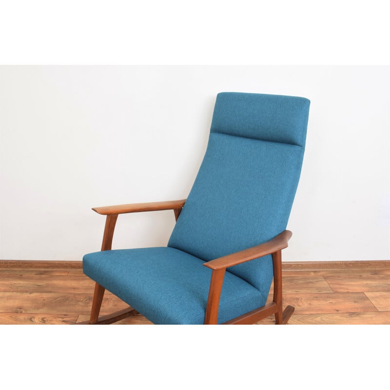 Mid-century Danish teak rocking chair, 1960s
