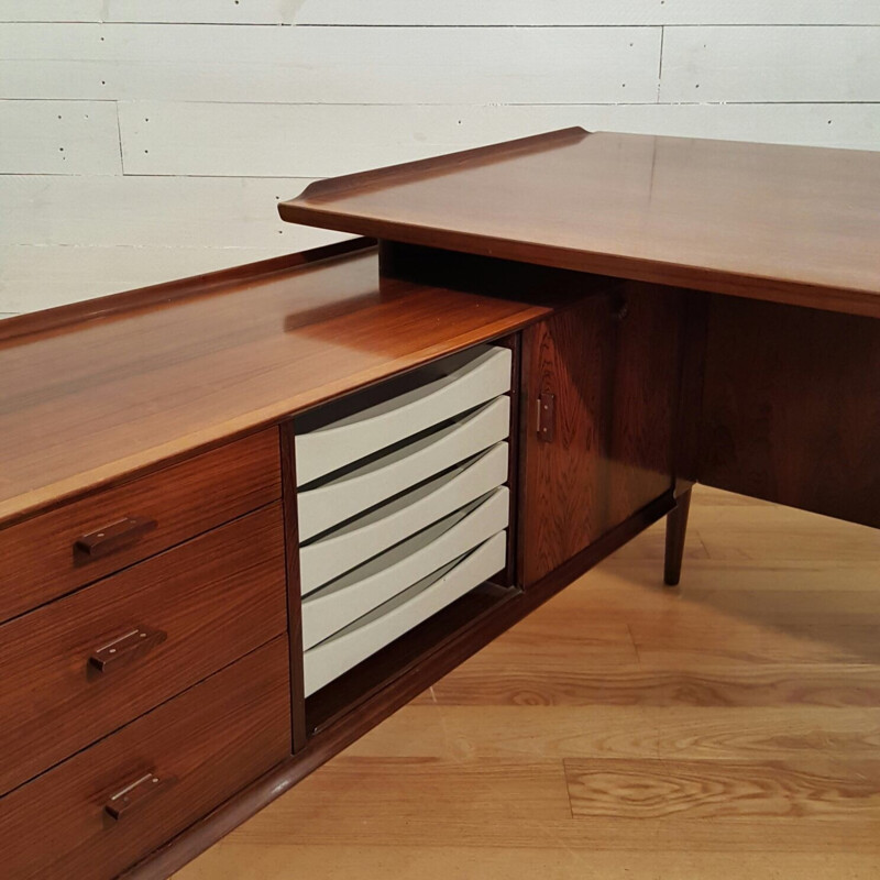 President's rosewood desk by Arne Vodder for Sibast - 1960s