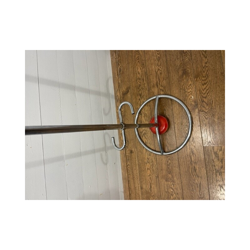 Vintage tubular steel coat rack by Desta