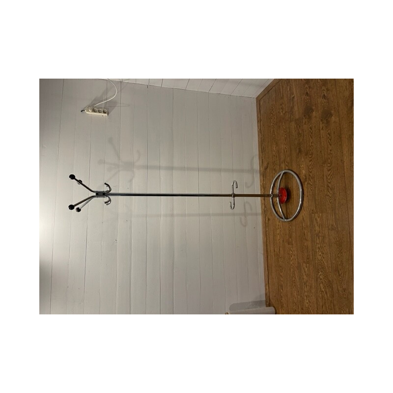 Vintage tubular steel coat rack by Desta