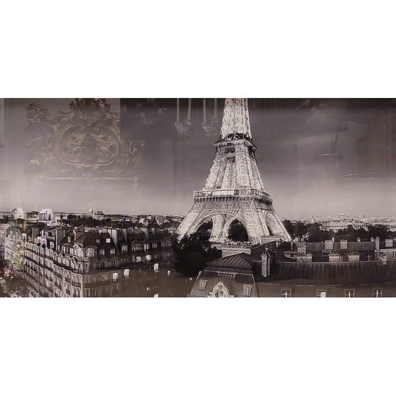 Fotografia d'epoca Torre Eiffel Parigi di Roche Bobois, Francia
