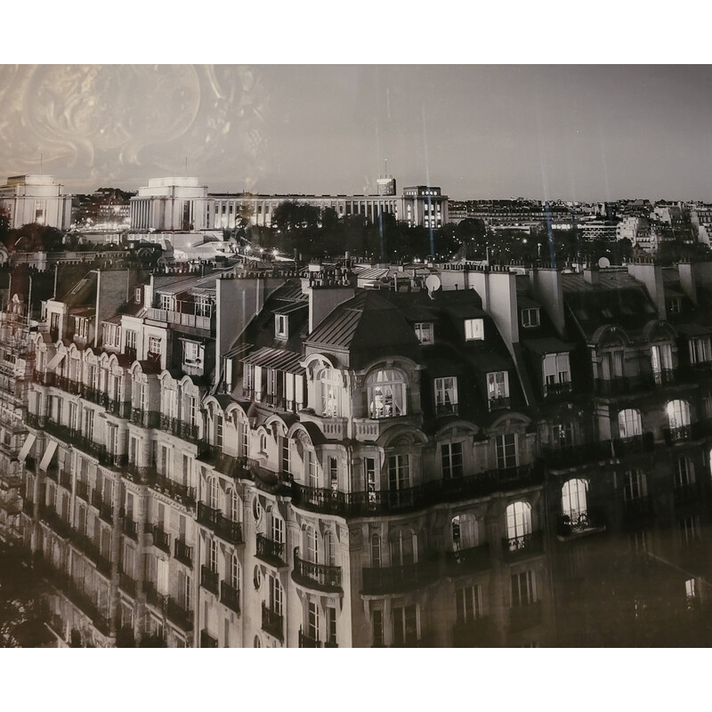 Fotografia d'epoca Torre Eiffel Parigi di Roche Bobois, Francia