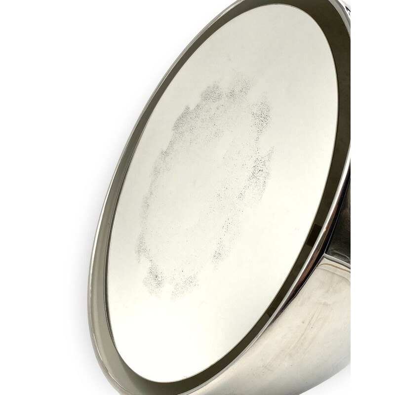 Lâmpada de mesa esférica Vintage mirror spherical Lamp, Itália 1970s