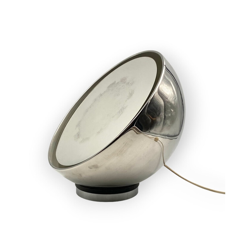 Vintage mirror spherical table Lamp, Italy 1970s