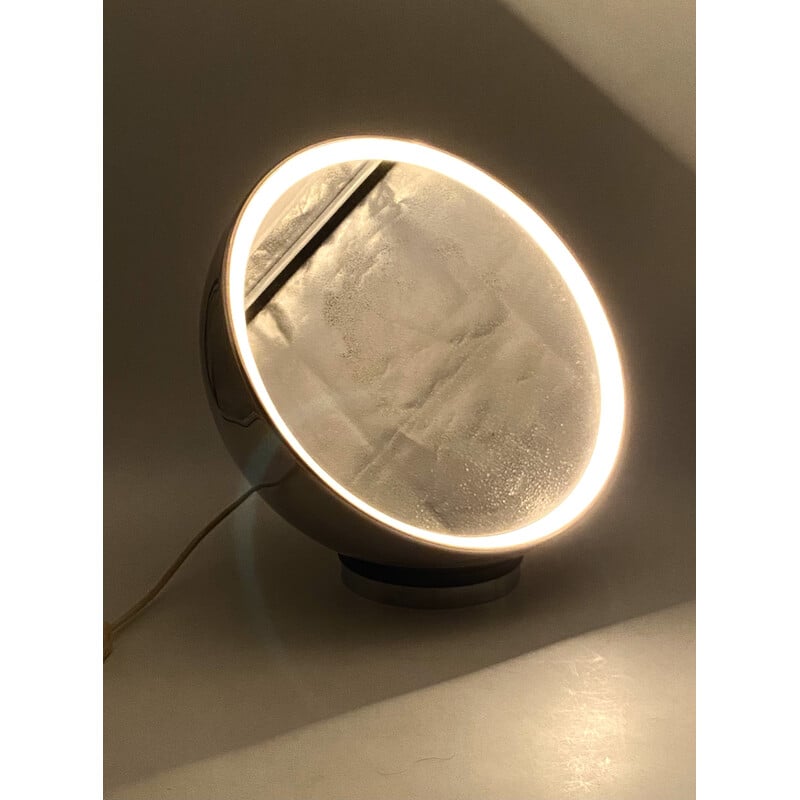 Vintage mirror spherical table Lamp, Italy 1970s