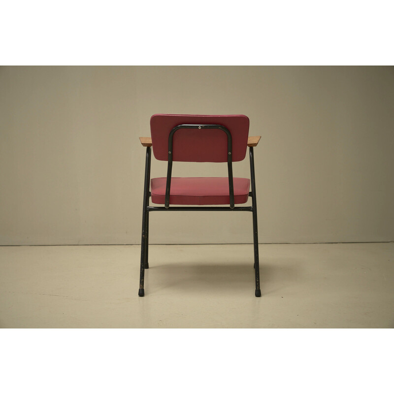 Vintage "M" fauteuil van Pierre Guariche voor Meurop, België 1960