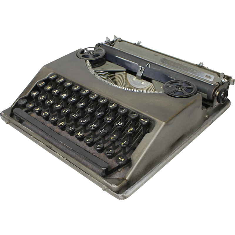 Máquina de escrever Vintage Paillard, Suíça 1915