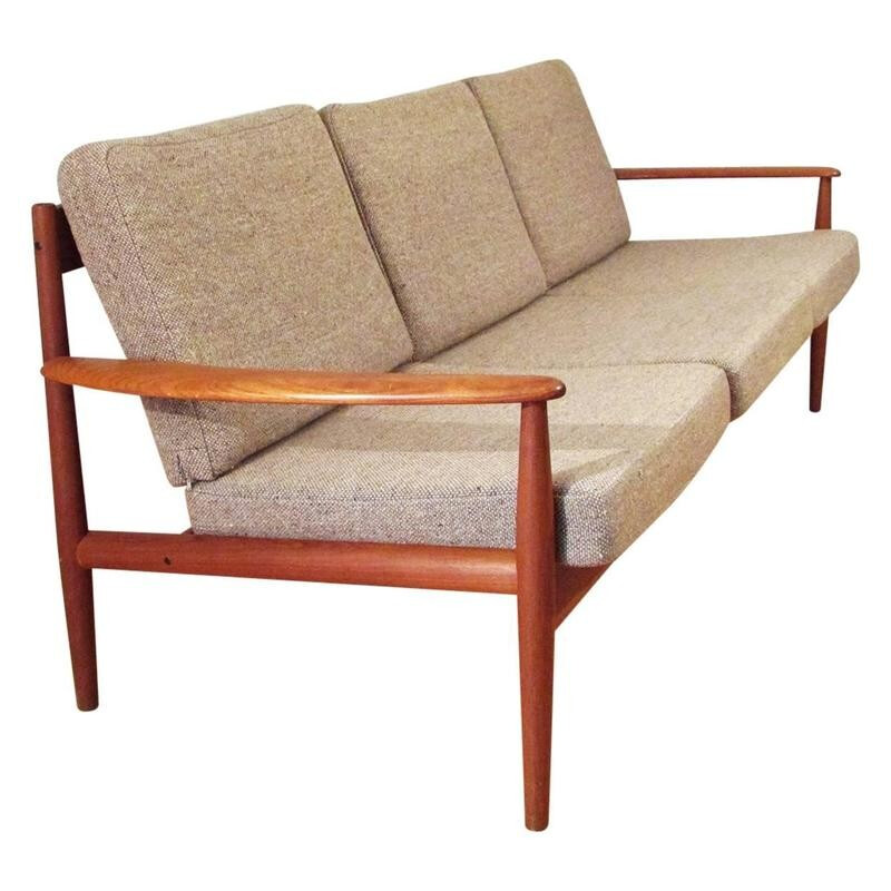 Solid teak sofa by Grete Jalk edition Cado - 1960s