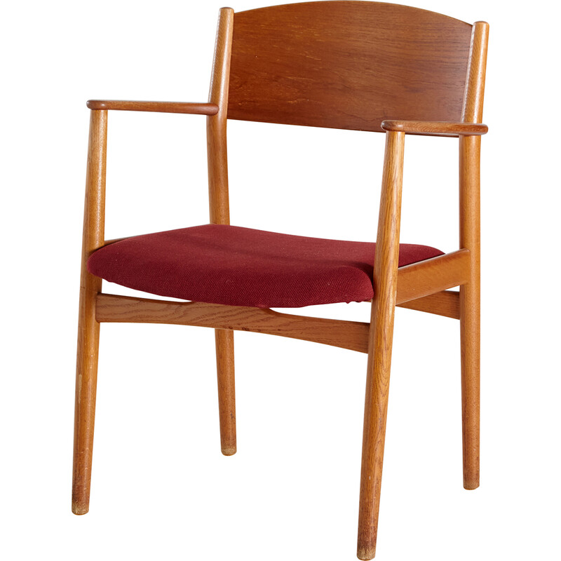 Vintage "Model 147" teakhouten fauteuil van Børge Mogensen voor Søborg Møbelfabrik, jaren 1960
