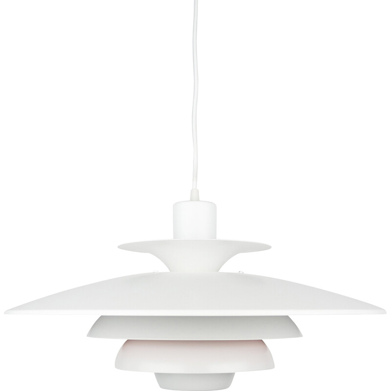 Vintage Sofie pendant lamp by Kurt Wiborg for Jeka, Denmark 1980