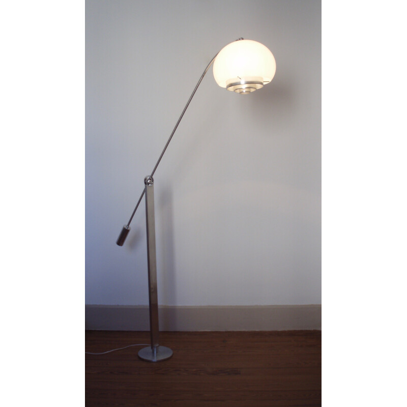 Italian floor lamp with pendulum - 1970s