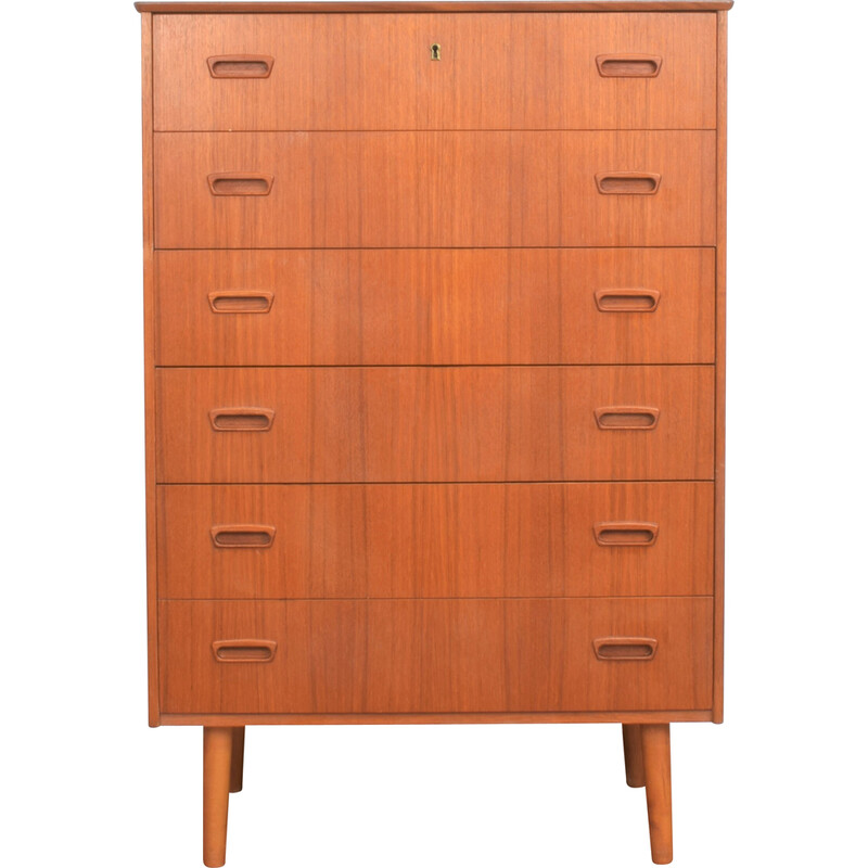 Vintage teak chest of drawers, Denmark 1960