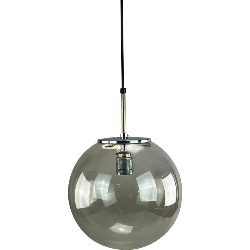 Candeeiro suspenso Vintage "Globe" para Glashütte Limburg, 1960-1970