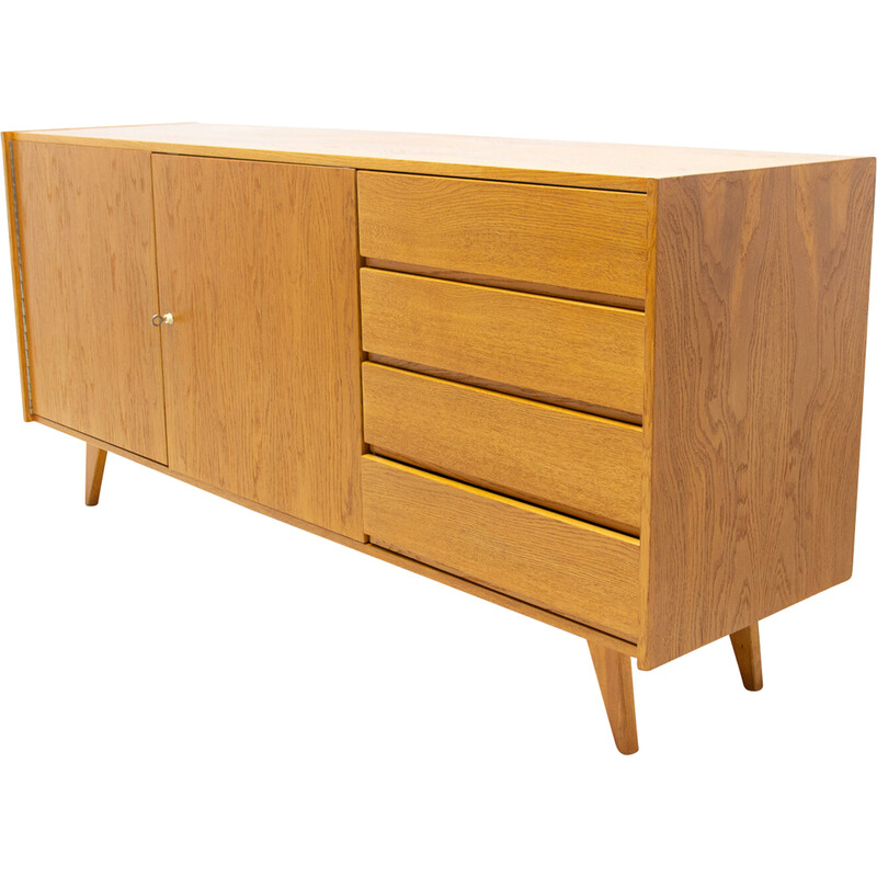 Mid century chest of drawers U-458 by Jiri Jiroutek for Interier Praha, Czechoslovakia 1960s