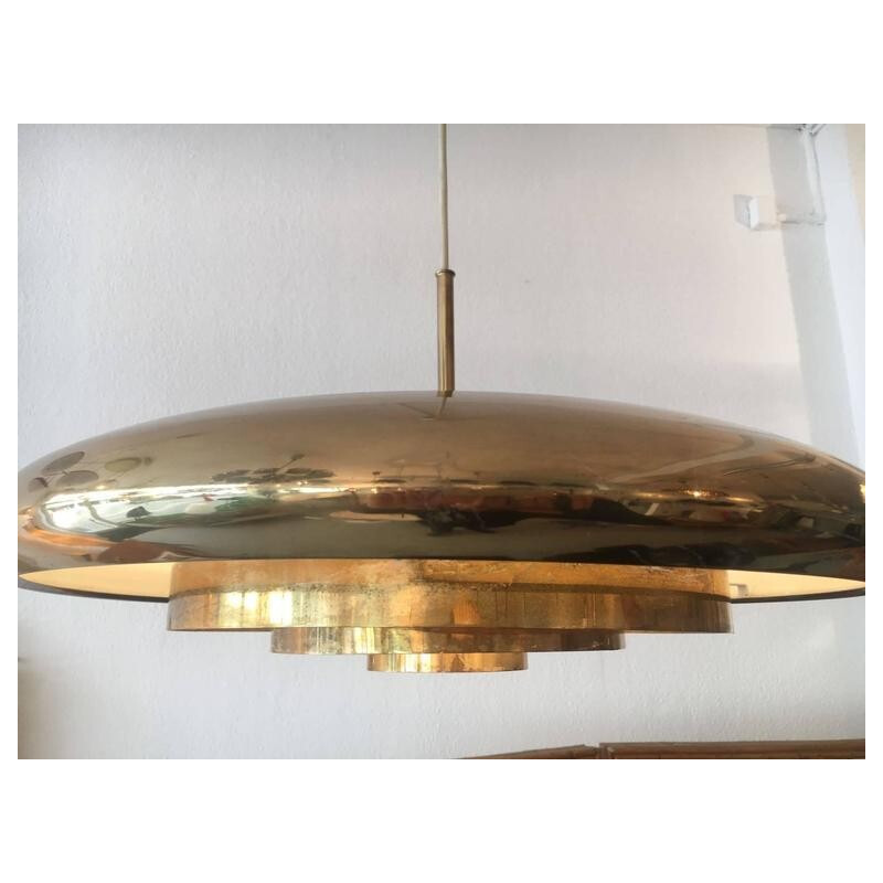 Brass chandelier produced by Borens - 1960s