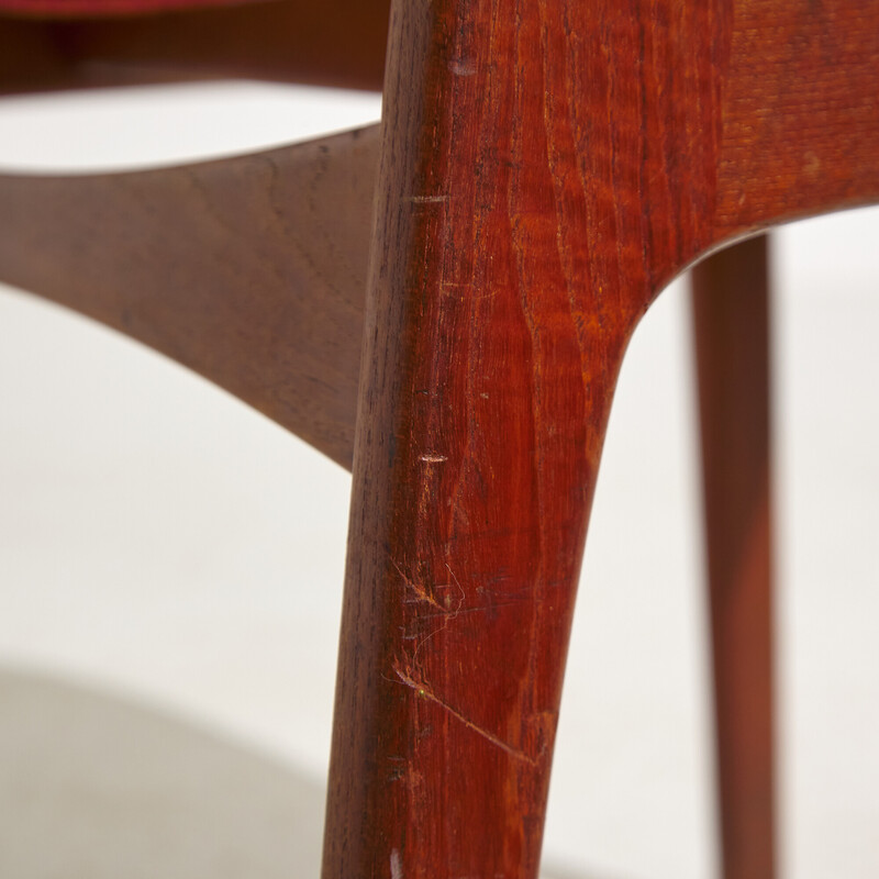 Vintage teak chair by P.E. Jørgensen for Farsø Stolefabrik, Denmark 1960