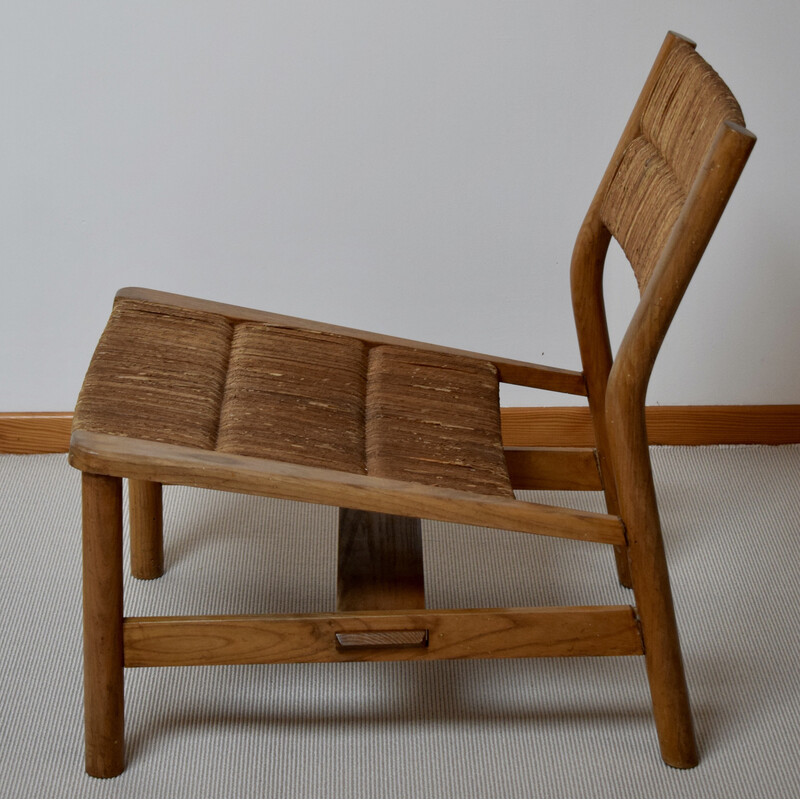 Paar vintage "Week-end" fauteuils van Pierre Gautier Delaye voor Vergnères, 1955