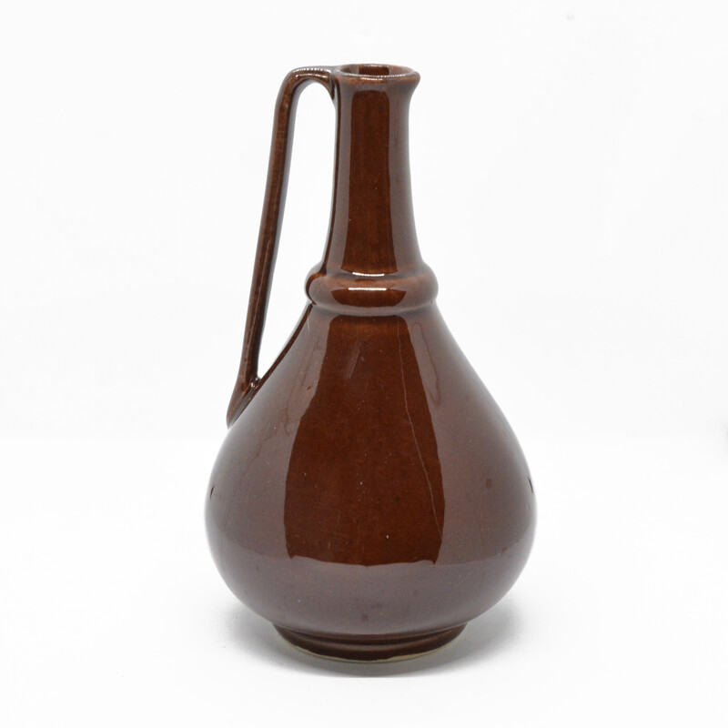 Vintage bronze and ceramic honey jug from Zakłady Ceramiczne, Poland 1970s