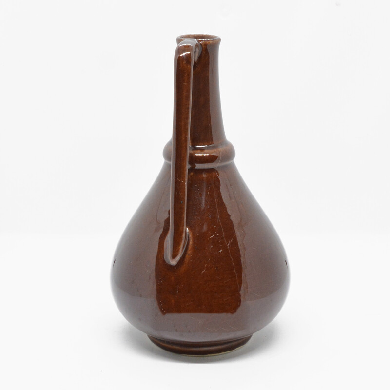 Vintage bronze and ceramic honey jug from Zakłady Ceramiczne, Poland 1970s