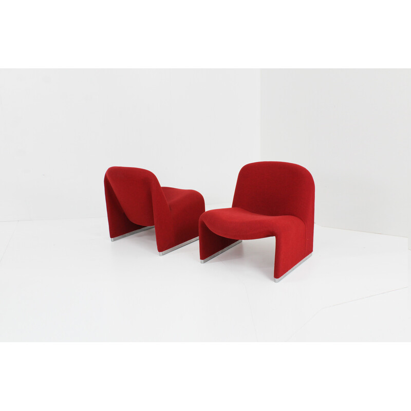 Vintage Alky armchairs by Giancarlo Piretti for Artifort