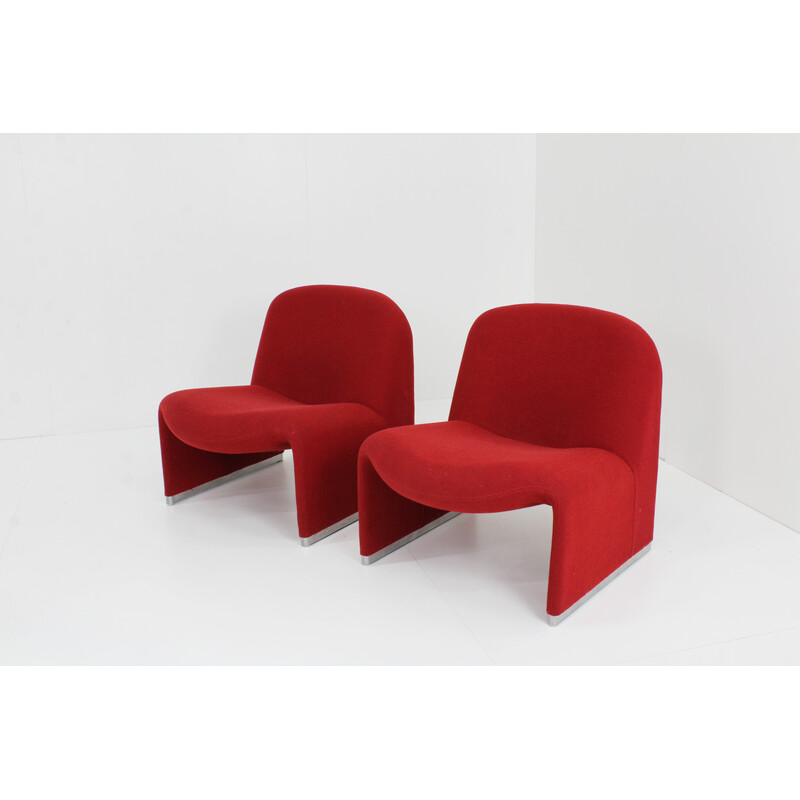 Vintage Alky armchairs by Giancarlo Piretti for Artifort
