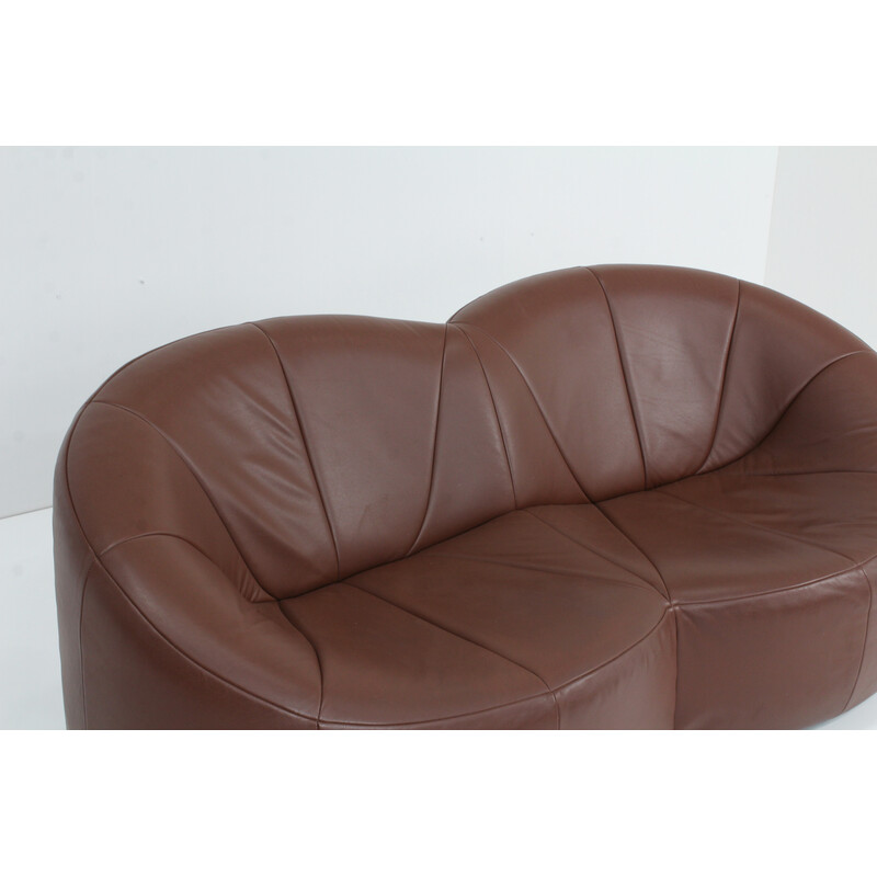 Divano vintage in zucca Pierre Paulin per Ligne Roset