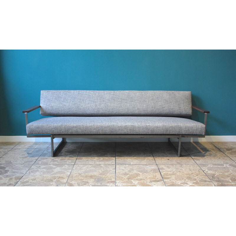 Convertible grey sofa by Rob Parry for Gelderland - 1950s