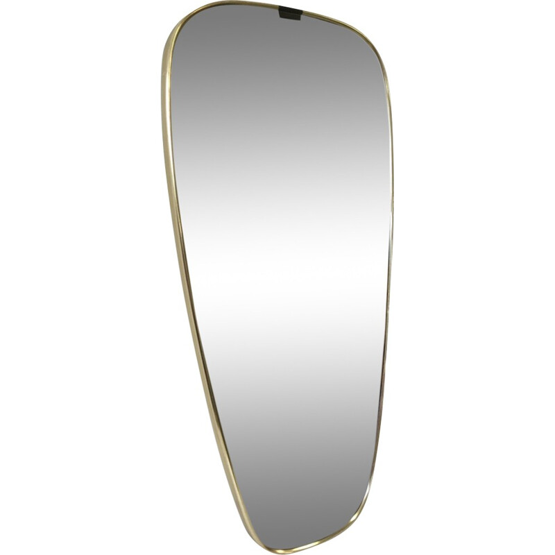 Golden vintage mirror - 1950s