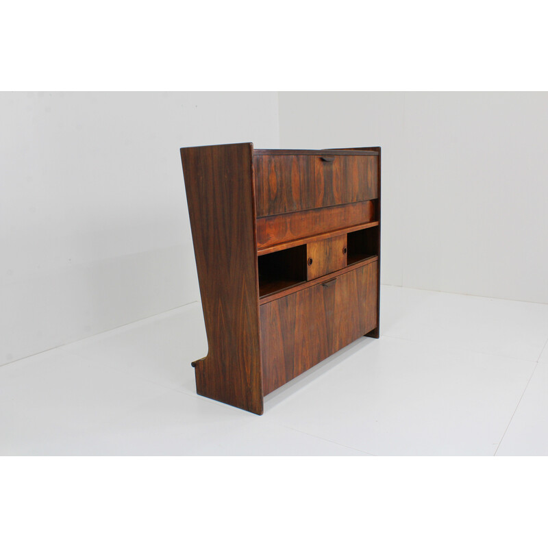 Vintage rosewood bar cabinet Sk 661 por Johannes Andersen para Skaaning e Søn, Dinamarca Anos 60