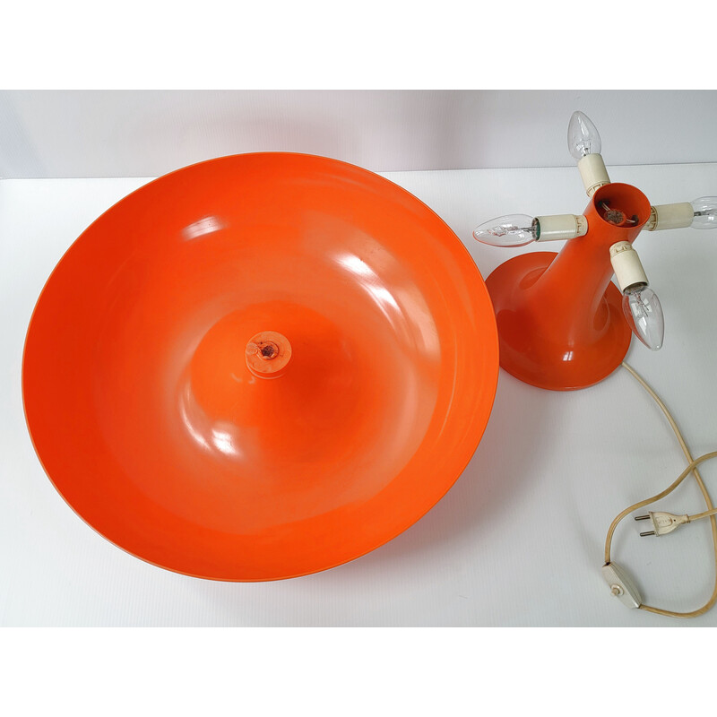 Vintage orange Lampe Nesso von Artemide
