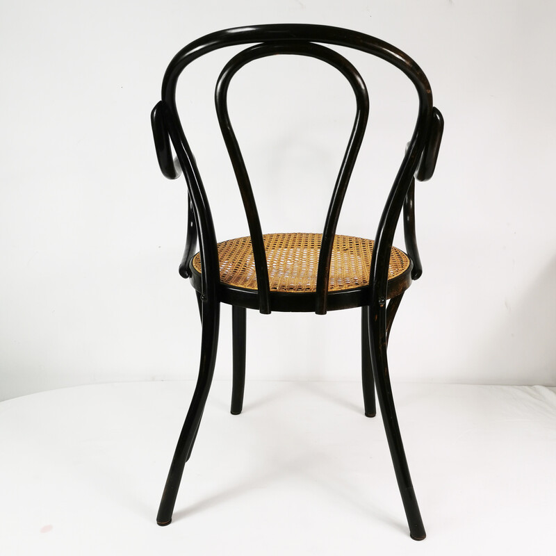 Vintage gebogen fauteuil Thonet, Duitsland 1950