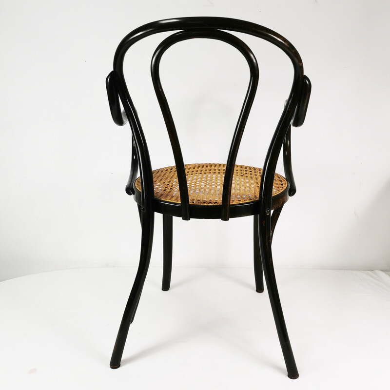 Vintage gebogener Sessel Thonet, Deutschland 1950er Jahre