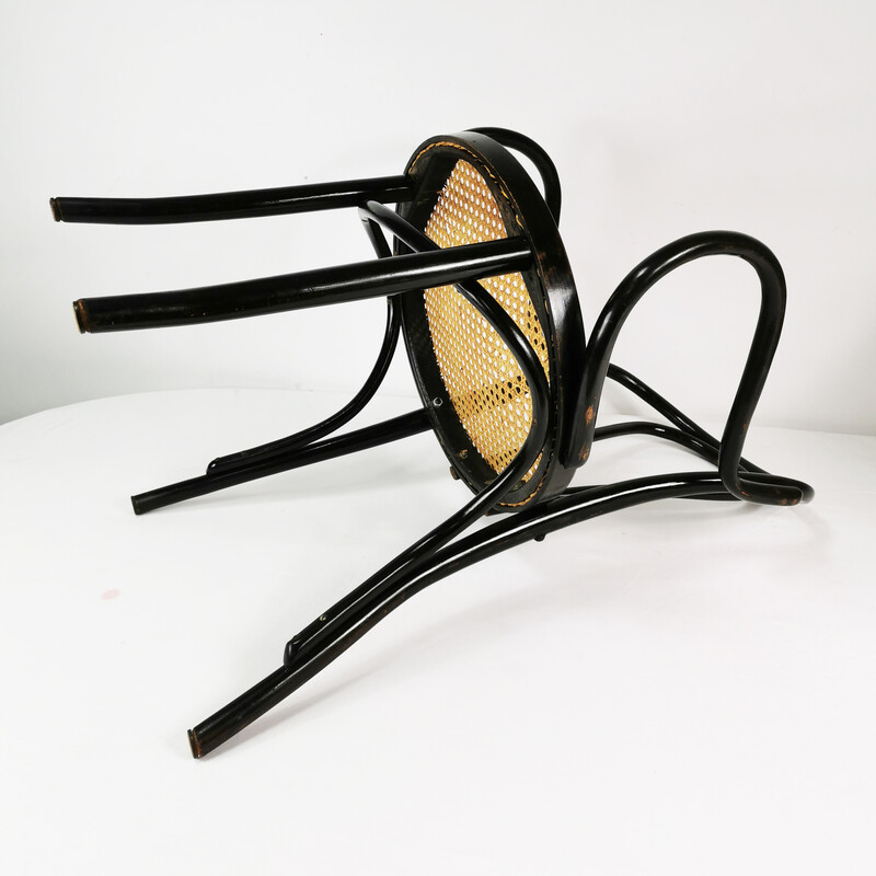 Vintage gebogen fauteuil Thonet, Duitsland 1950
