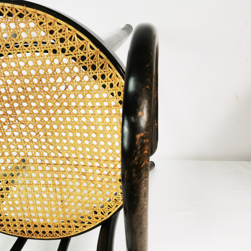 Vintage gebogener Sessel Thonet, Deutschland 1950er Jahre